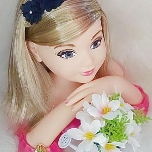Faixa Belli Flor e Strass Preto