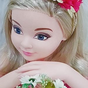 Faixa Belli Jardim Pink com Dourado