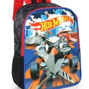 Mochila de Costa Hot Wheels Preto Com Vermelho